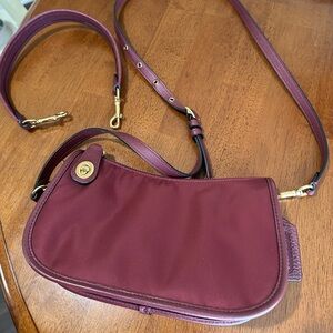 Coach Burgundy Shoulder Bag